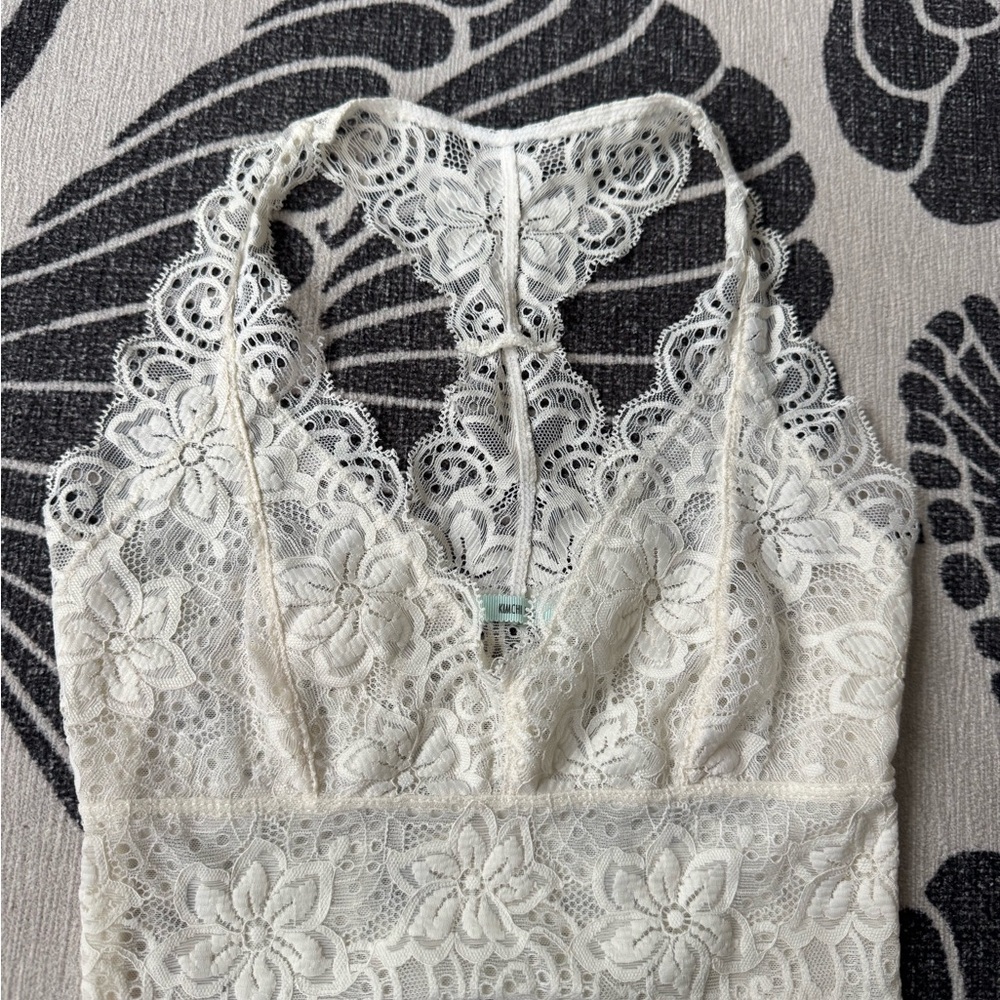 Urban Outfitters Ivory Lace Bralette